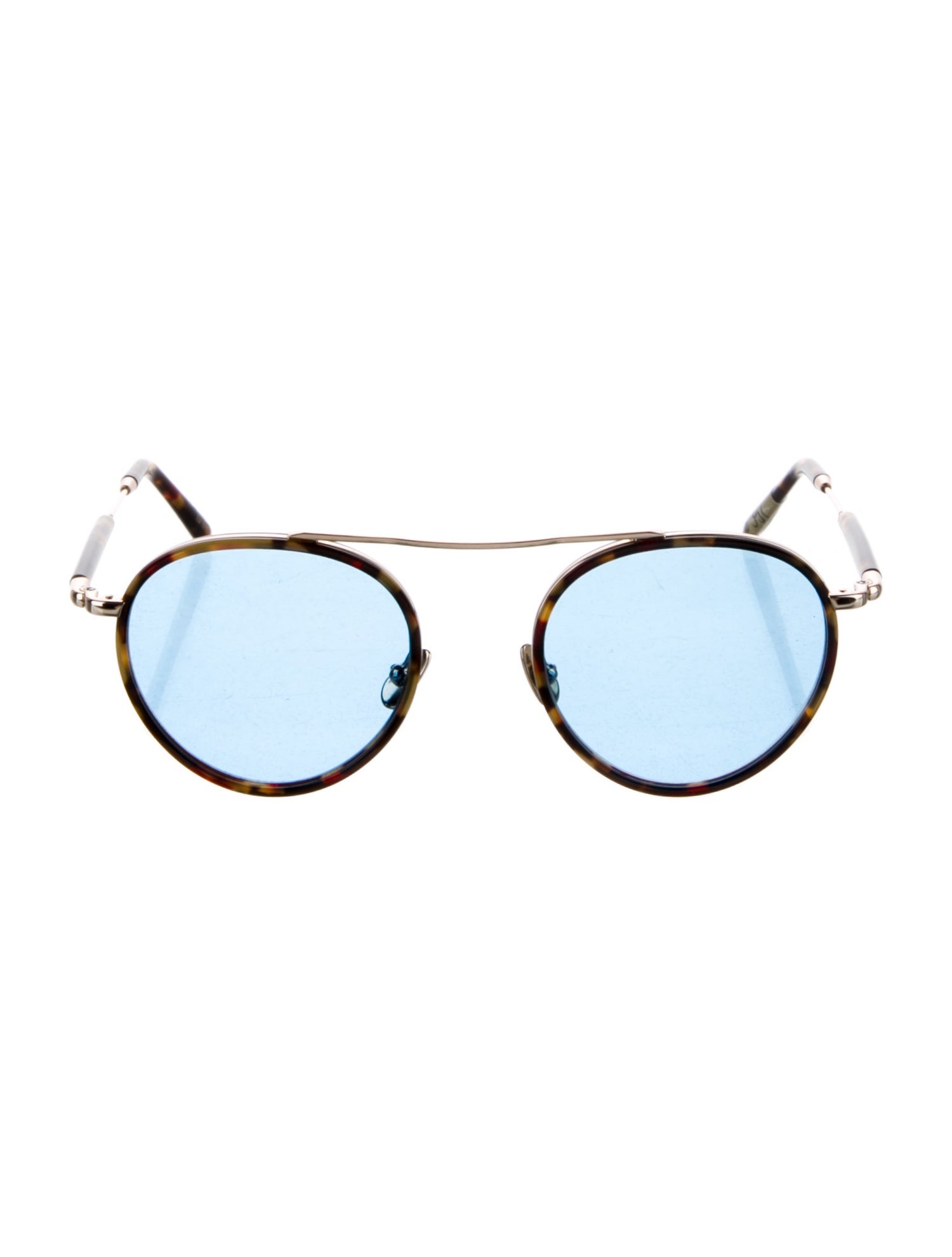 Moscot Round Mirrored Sunglasses