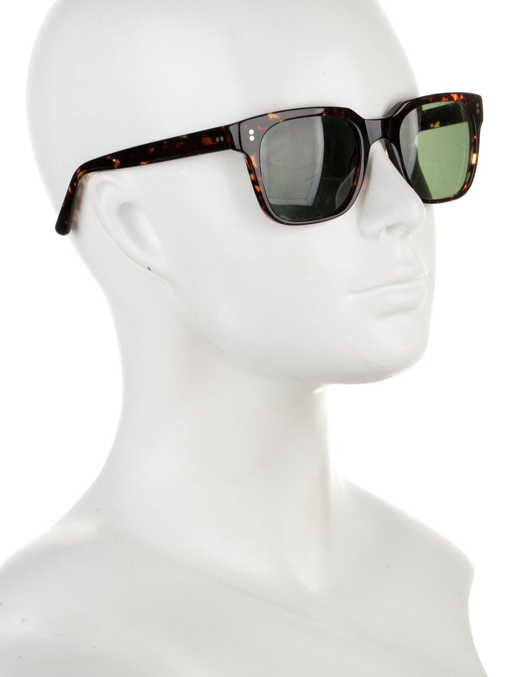 Moscot Square Sunglasses Black Tortoiseshell Acet… - image 4