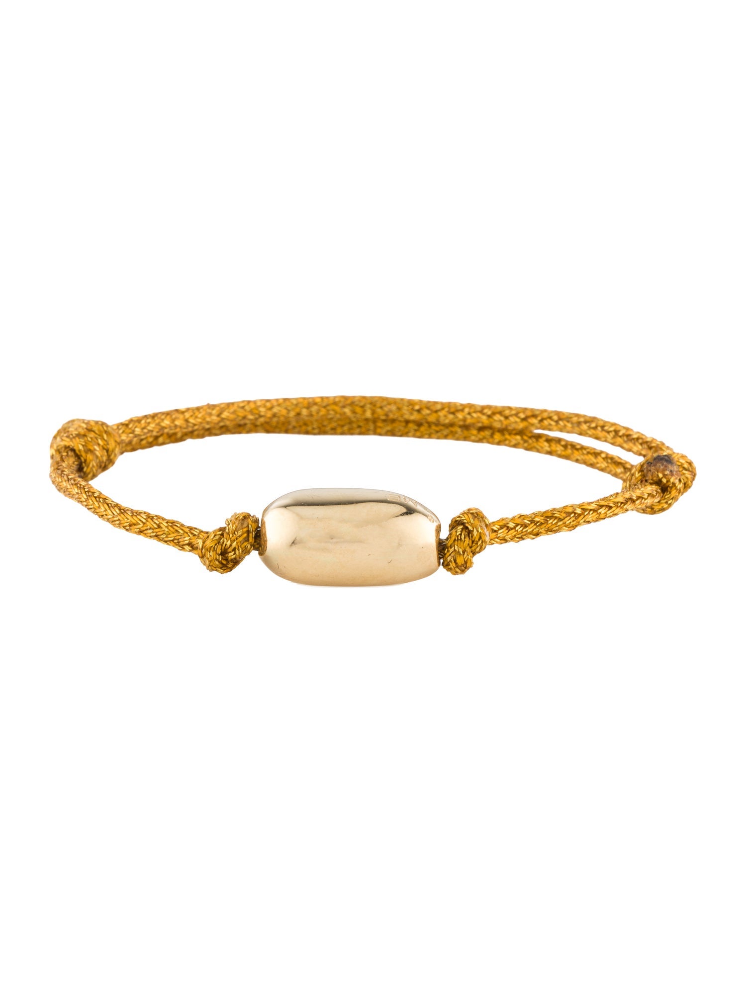 Montse Esteve 18K Plain Long Nugget Bracelet