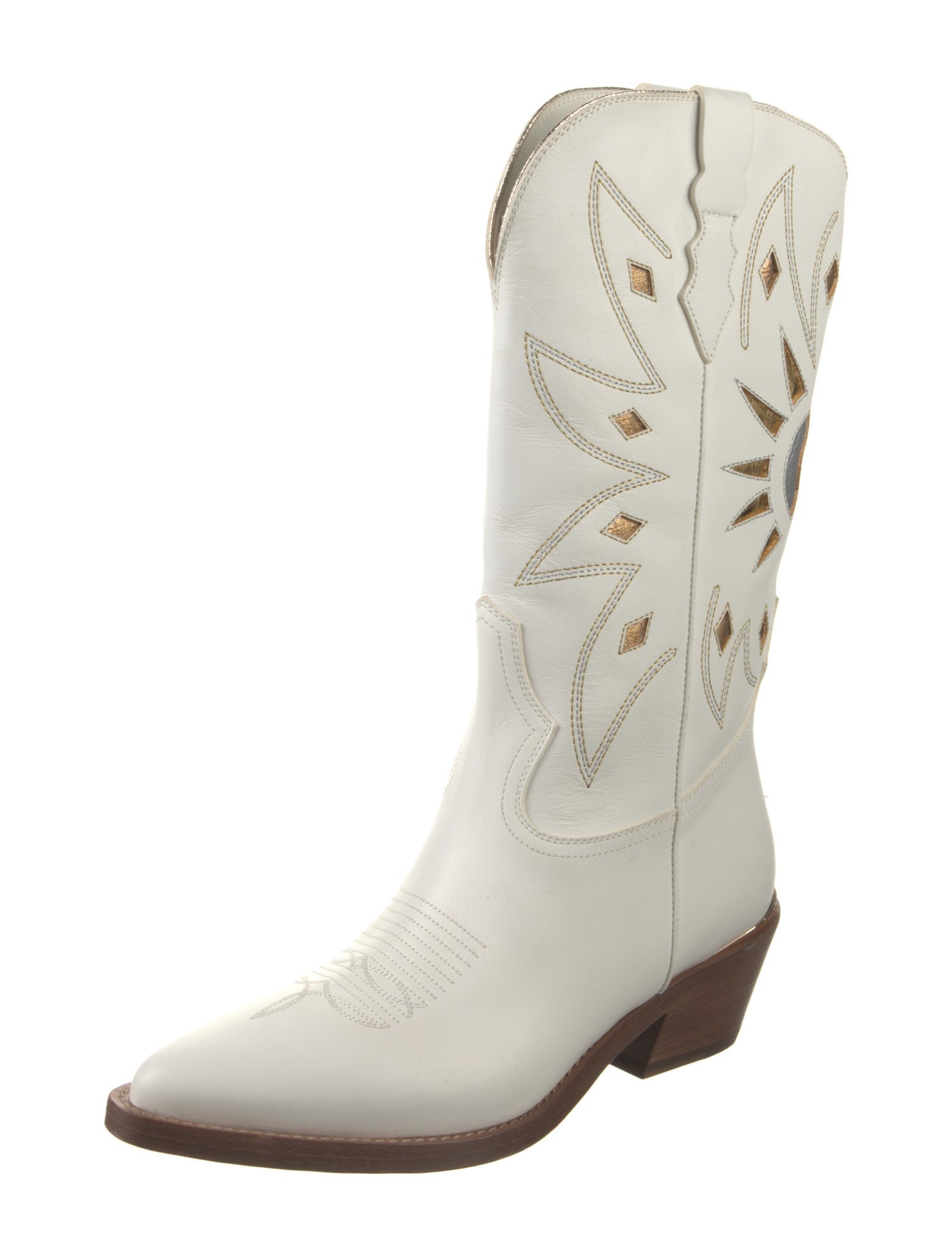 Partlow Leather Patterned Western Boots
