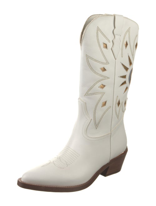 Partlow Leather Patterned Western Boots