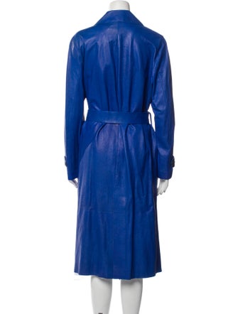 Maison Ullens Lamb Leather Trench Coat