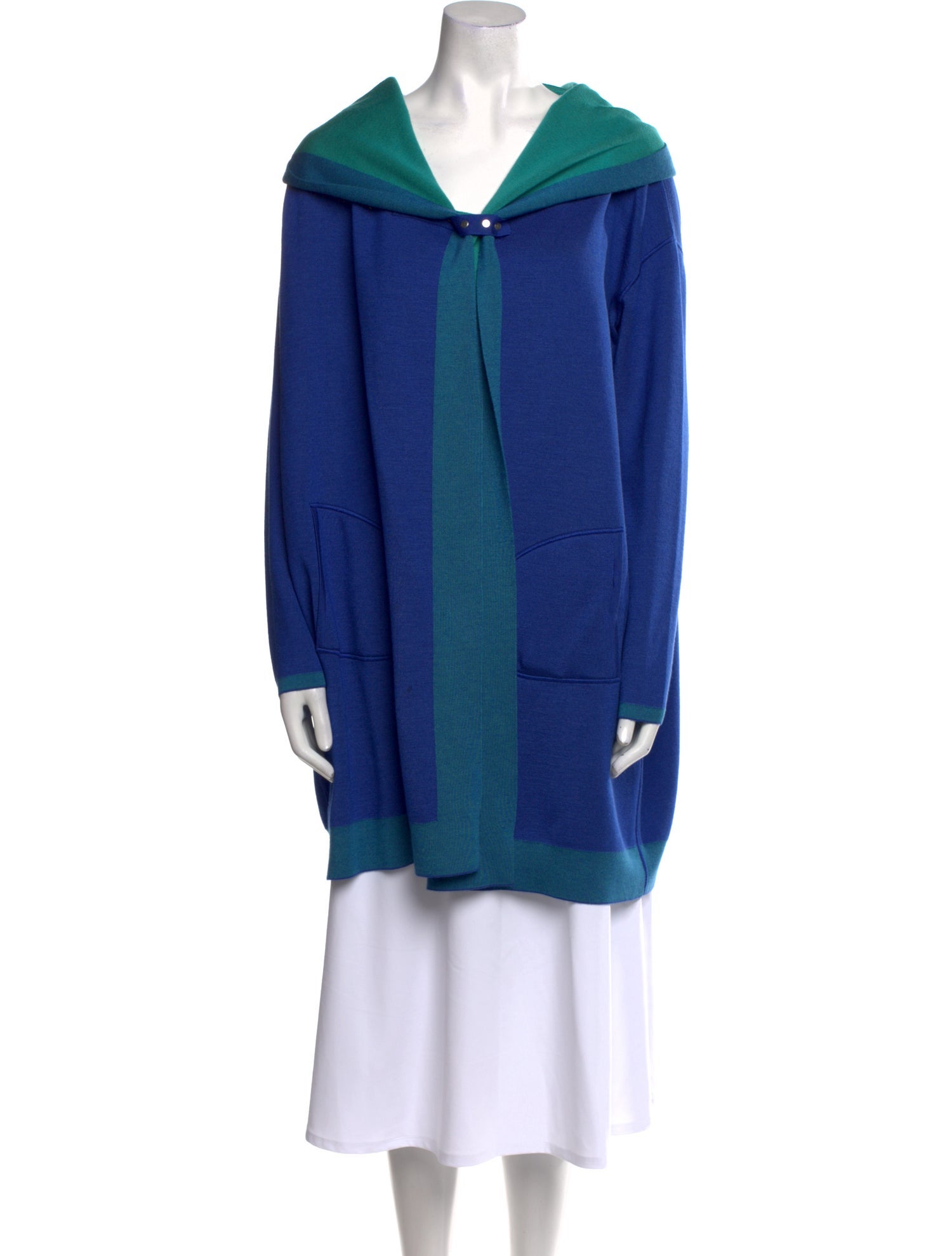 Maison Ullens Cashmere Colorblock Pattern Sweater