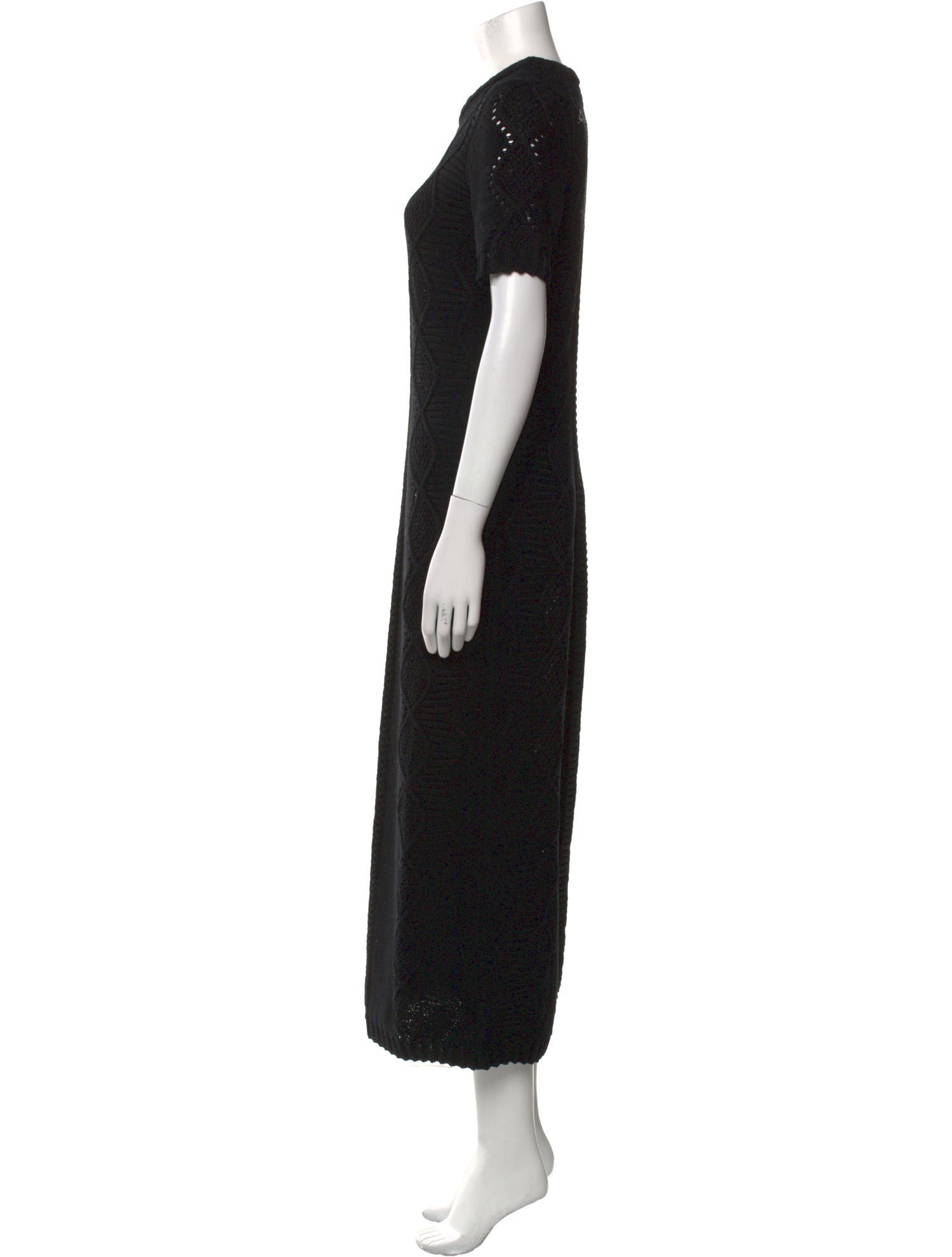Maison Ullens Crew Neck Long Dress