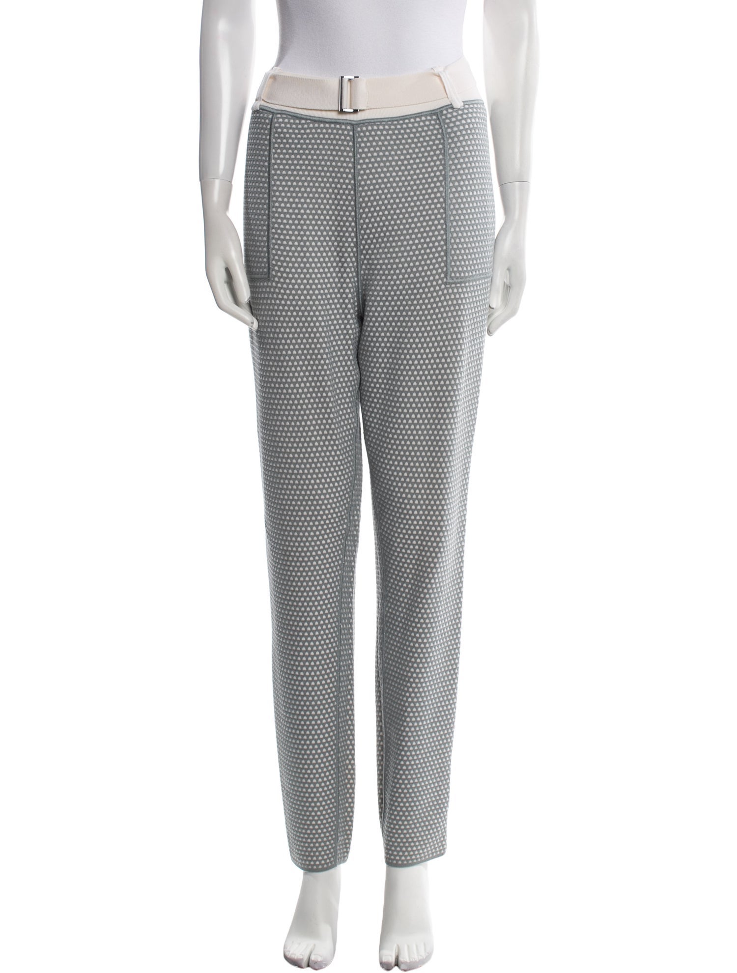 Maison Ullens Wool Skinny Leg Pants