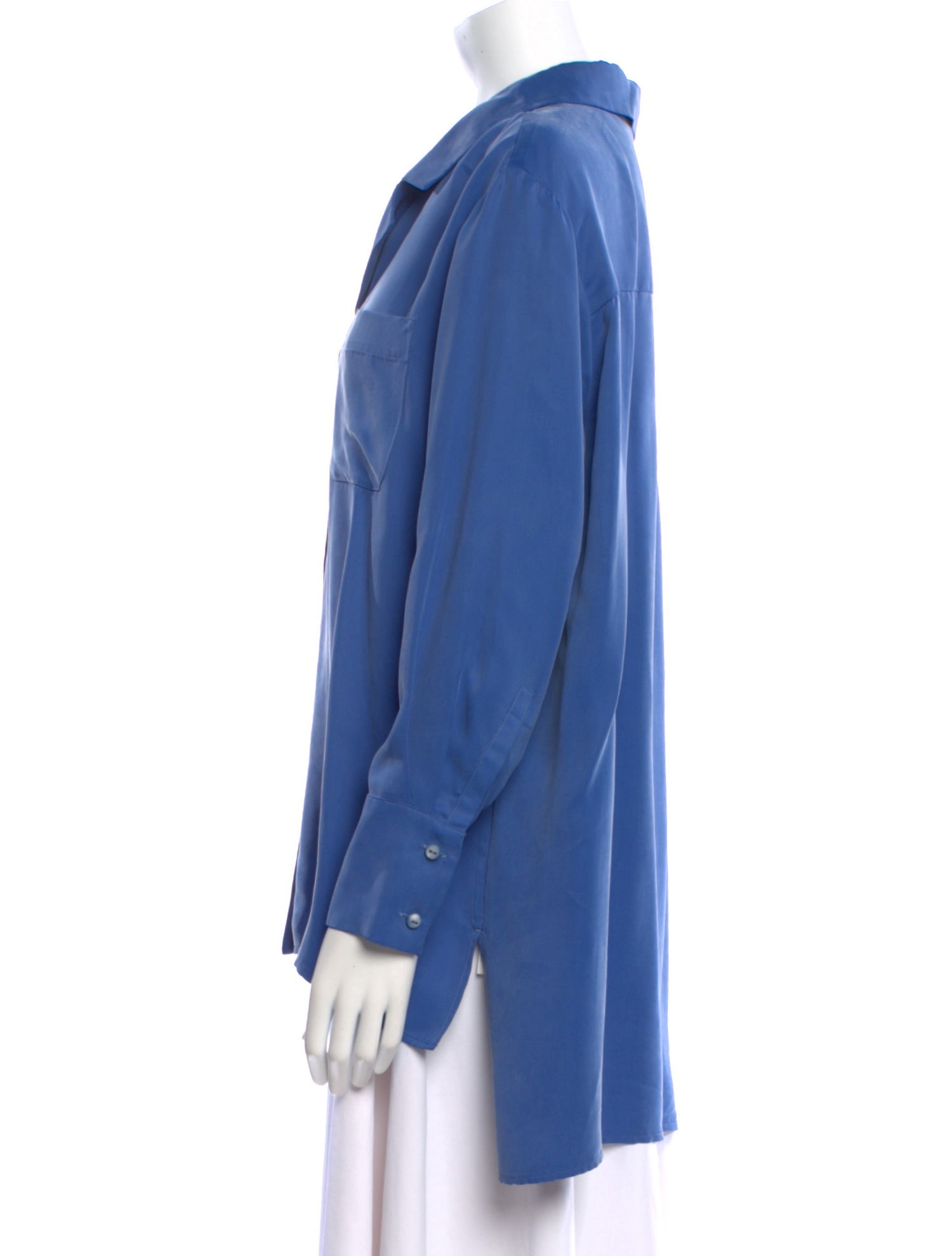 Maison Ullens V-Neck Long Sleeve Blouse
