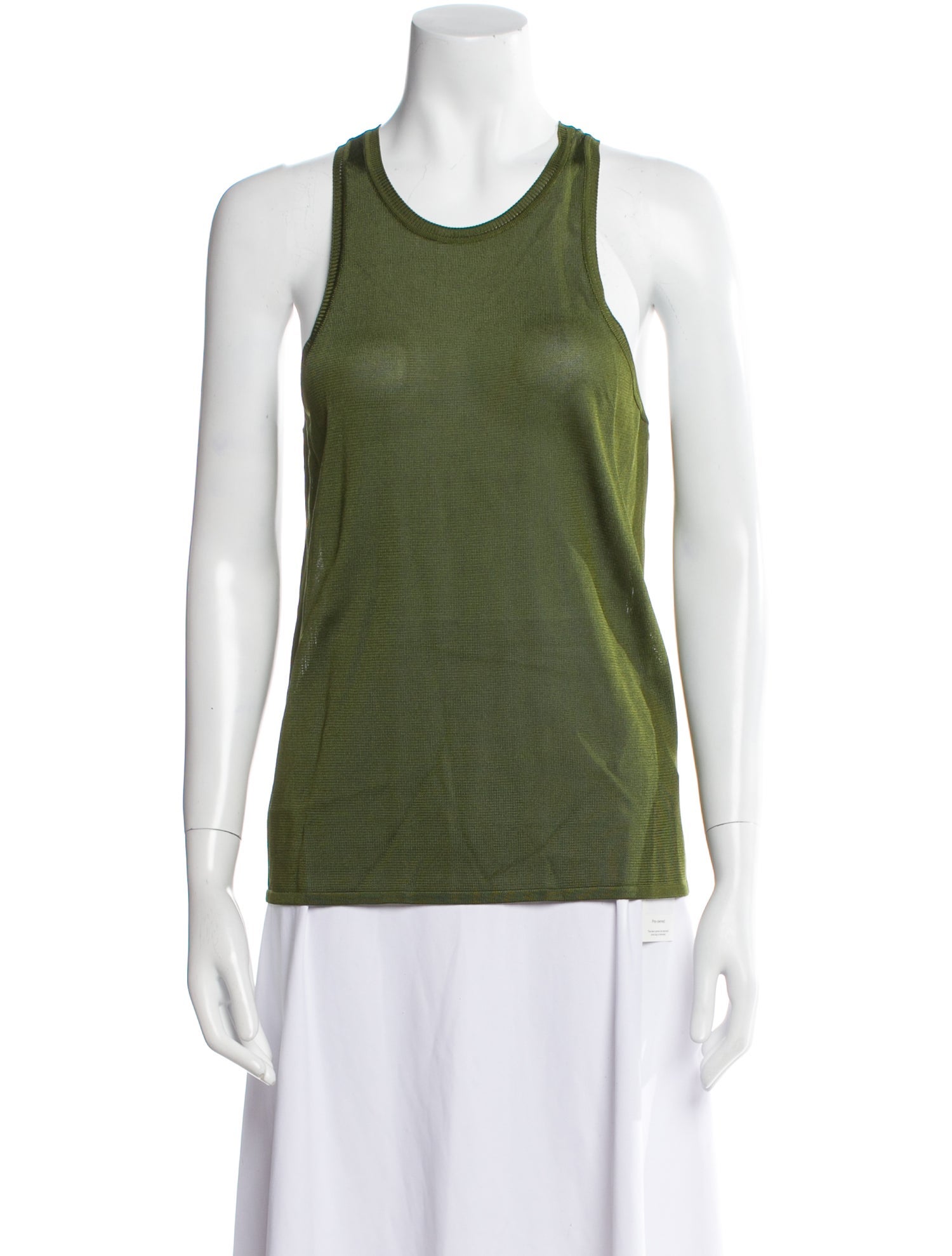 Maison Ullens Scoop Neck Sleeveless Top
