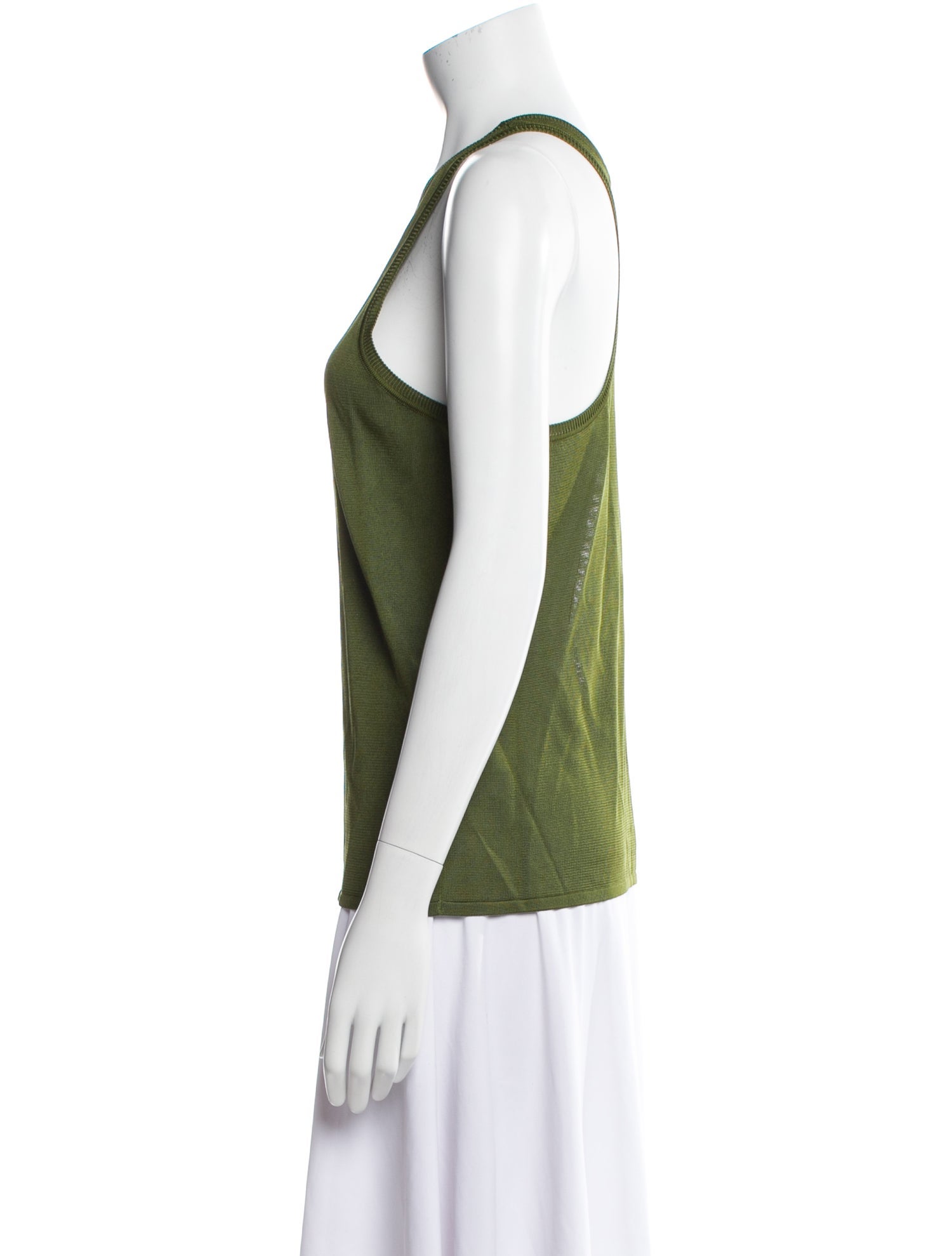 Maison Ullens Scoop Neck Sleeveless Top