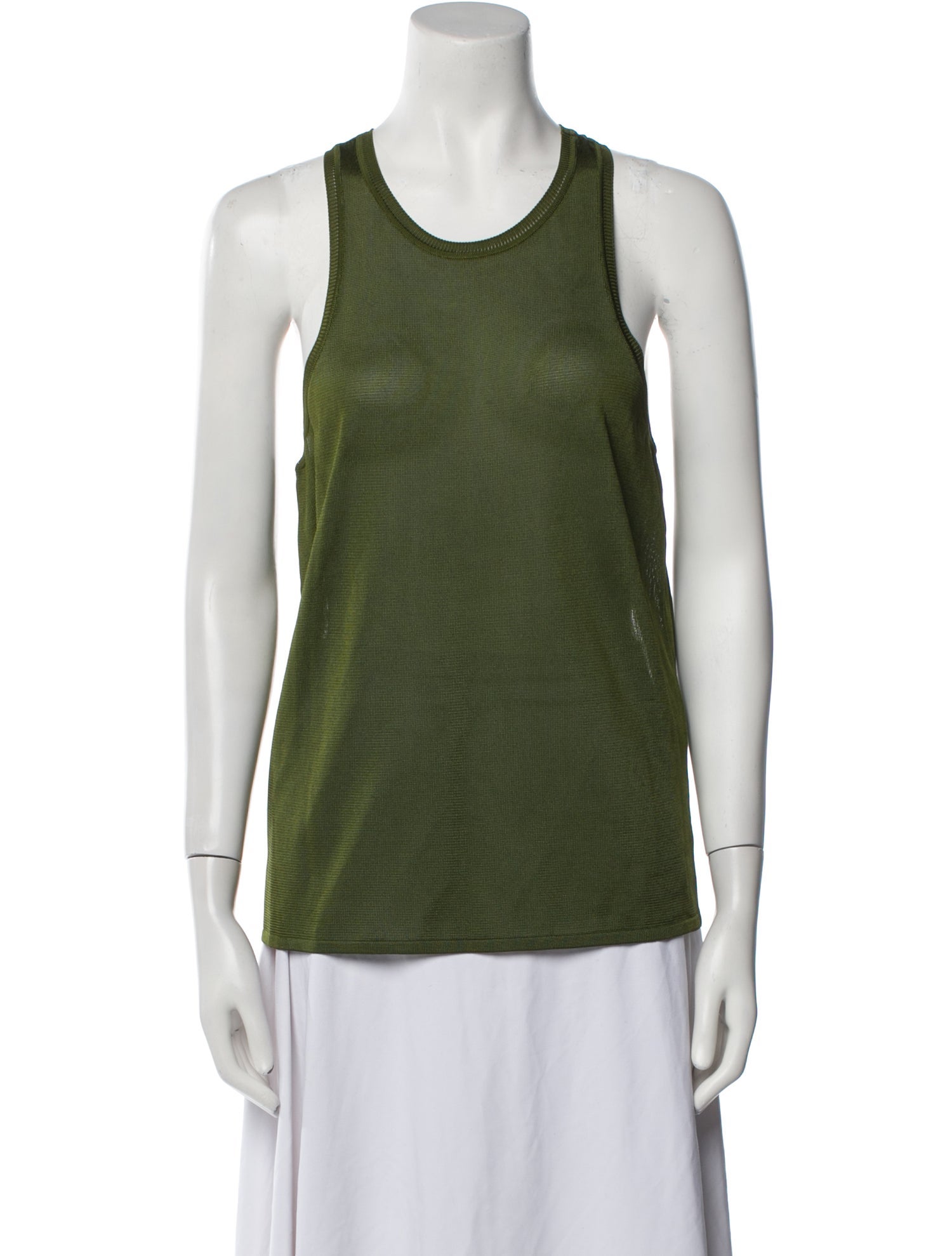 Maison Ullens Scoop Neck Sleeveless Top