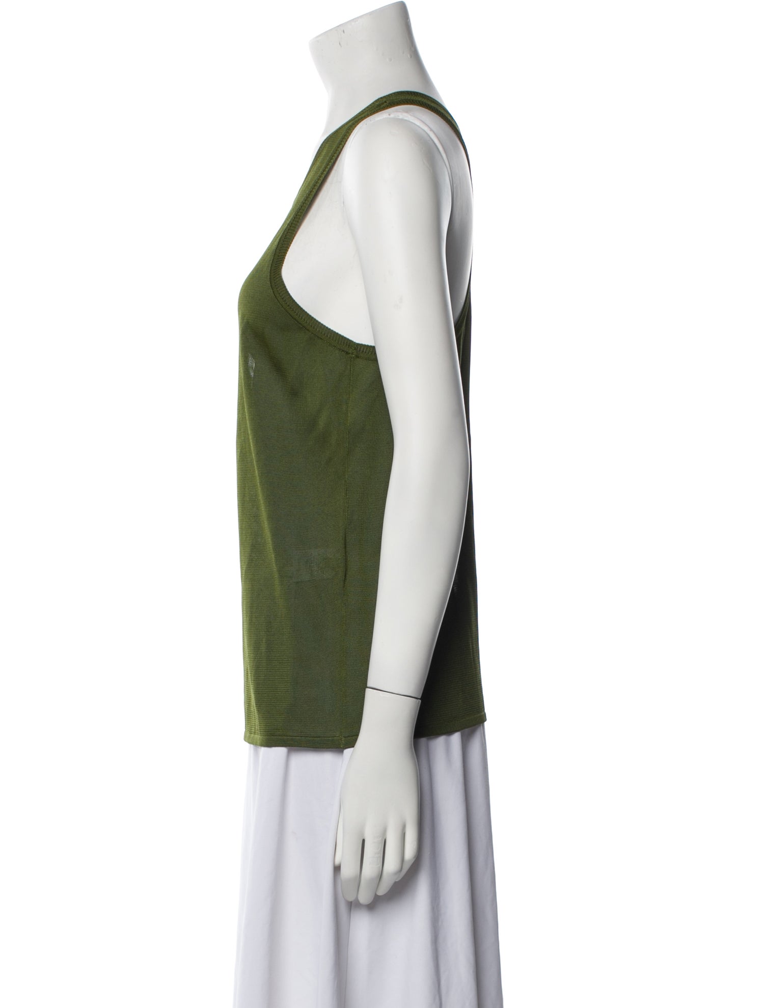Maison Ullens Scoop Neck Sleeveless Top