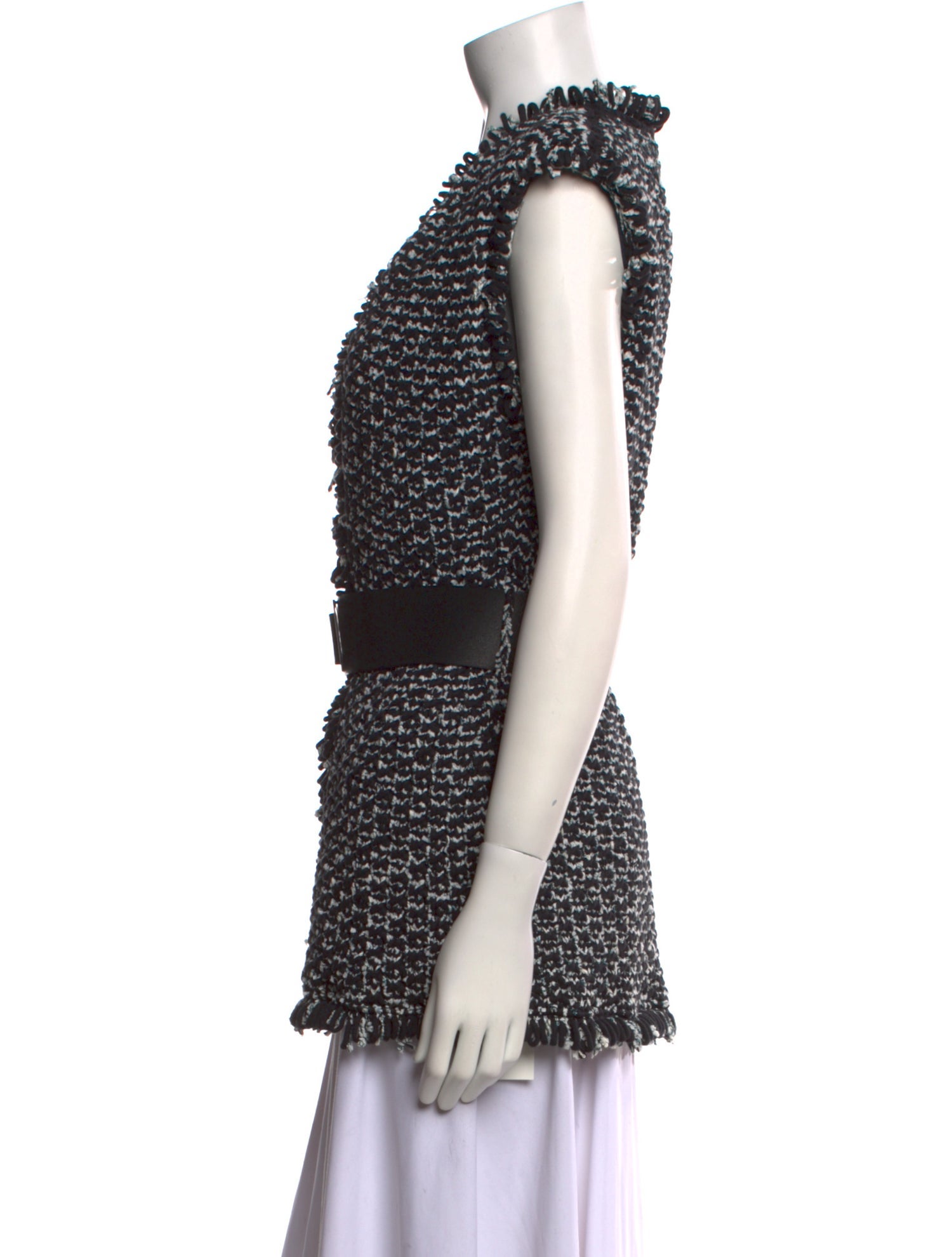 Maison Ullens Plunge Neckline Sweater