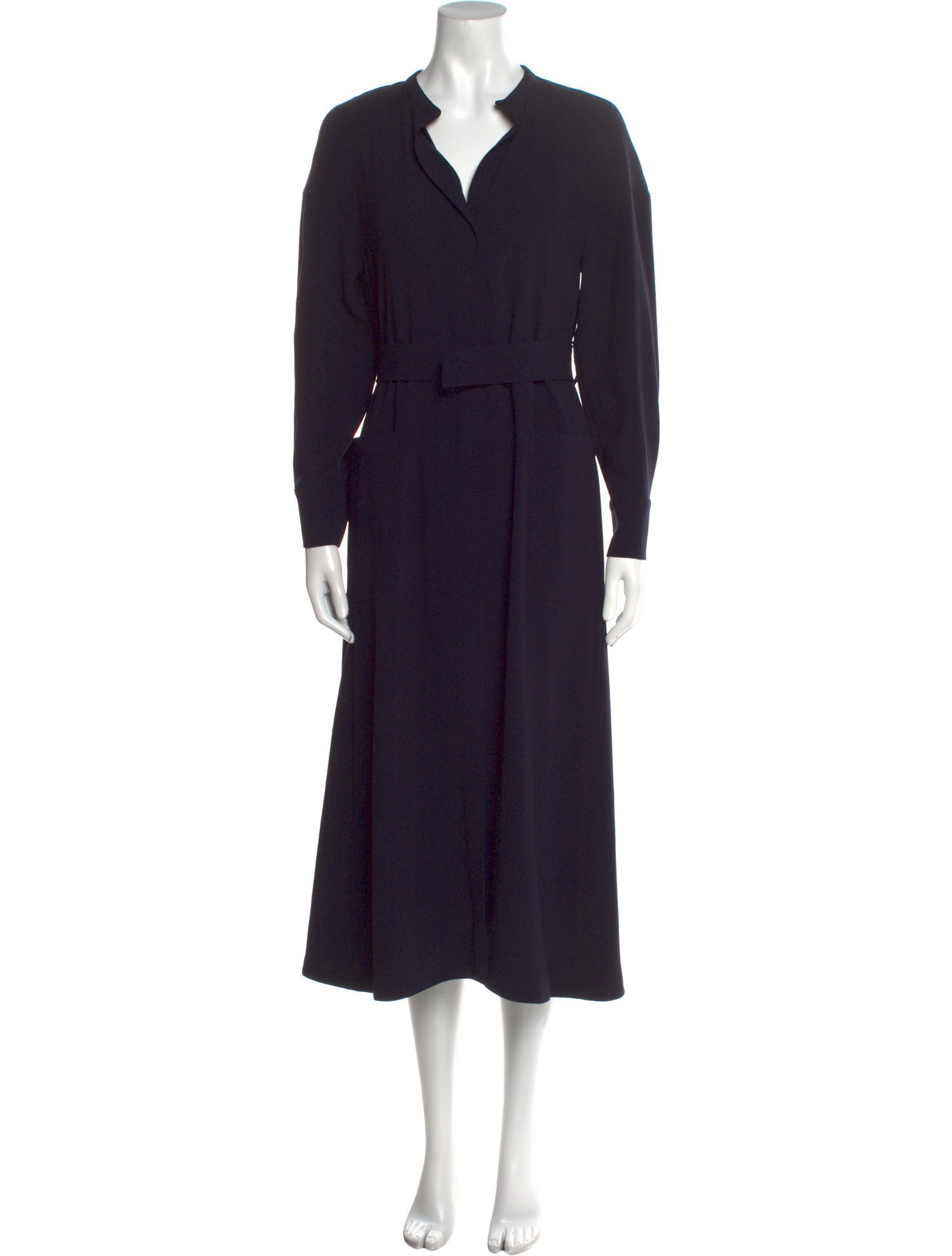 Maison Ullens V-Neck Long Dress