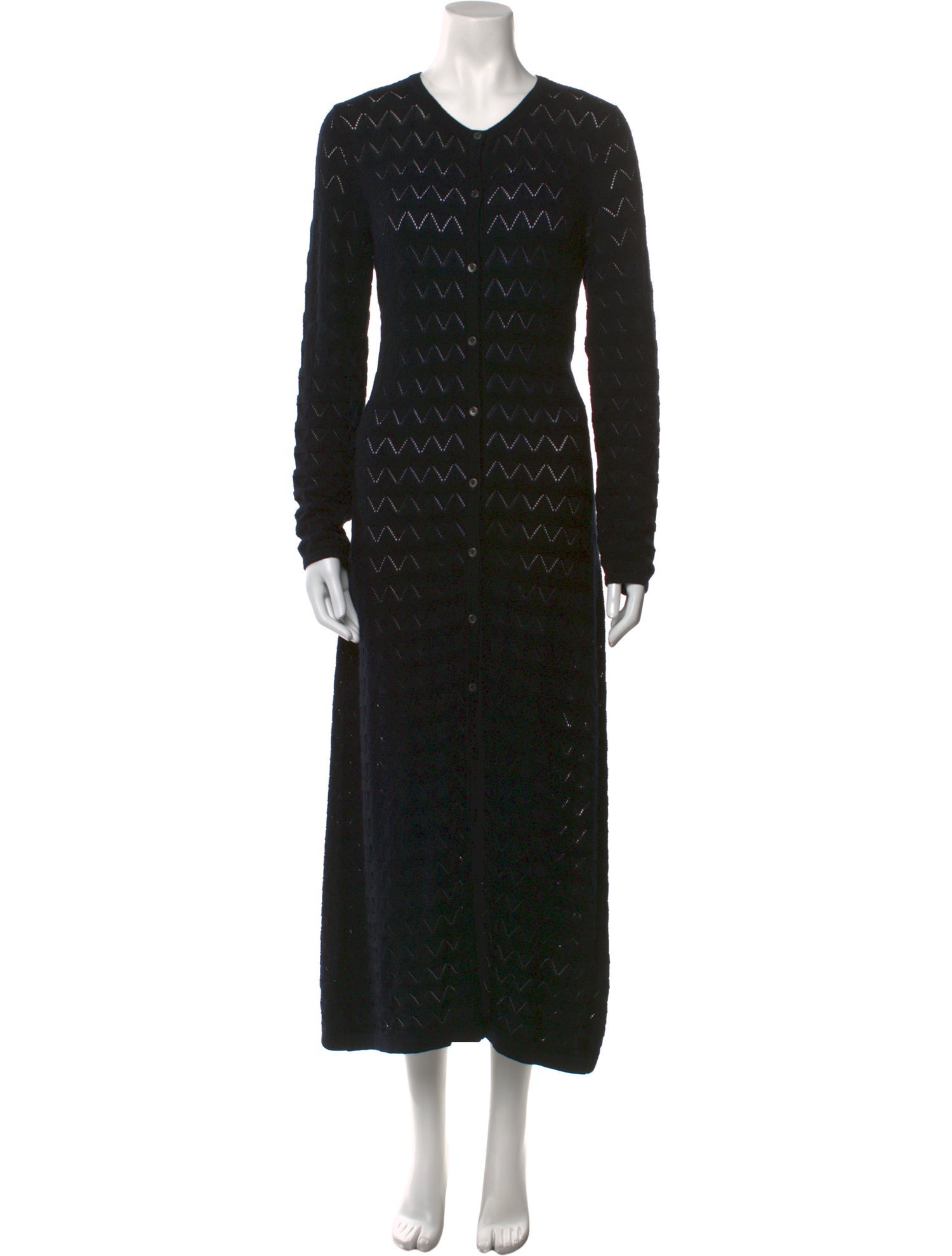 Maison Ullens Crew Neck Long Dress