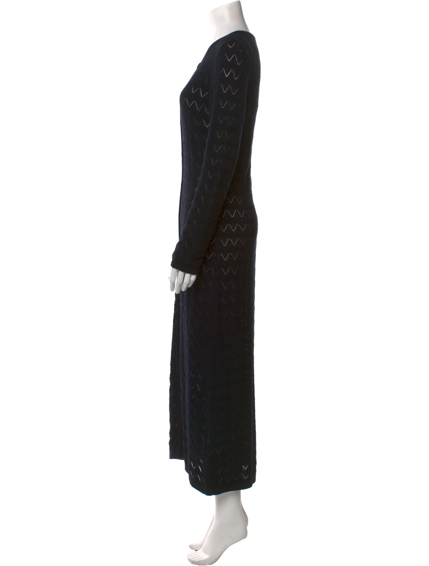 Maison Ullens Crew Neck Long Dress