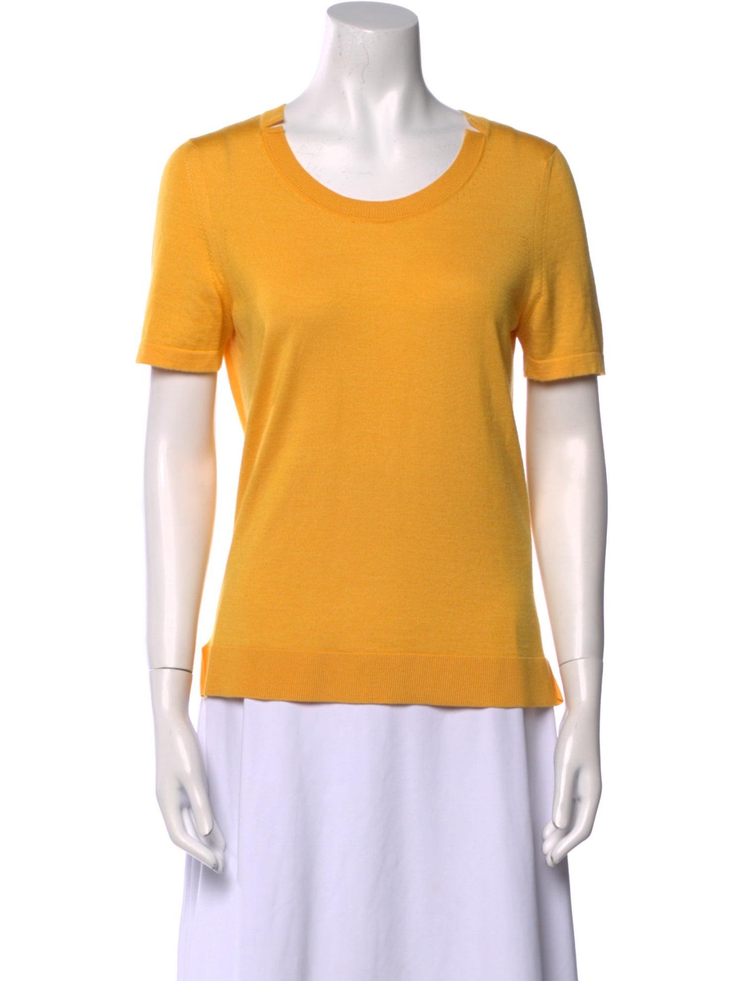 Maison Ullens Cashmere Scoop Neck T-Shirt