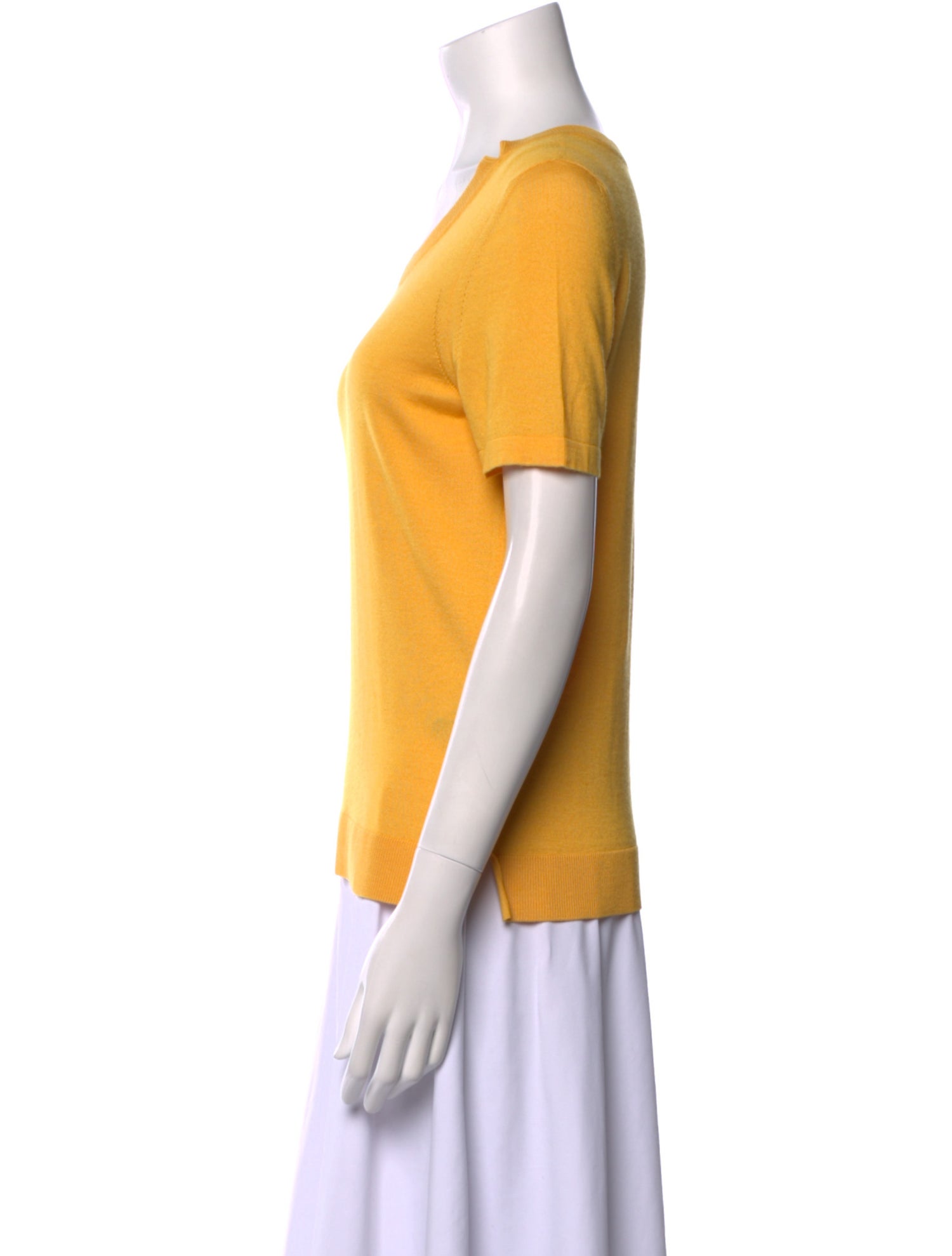 Maison Ullens Cashmere Scoop Neck T-Shirt
