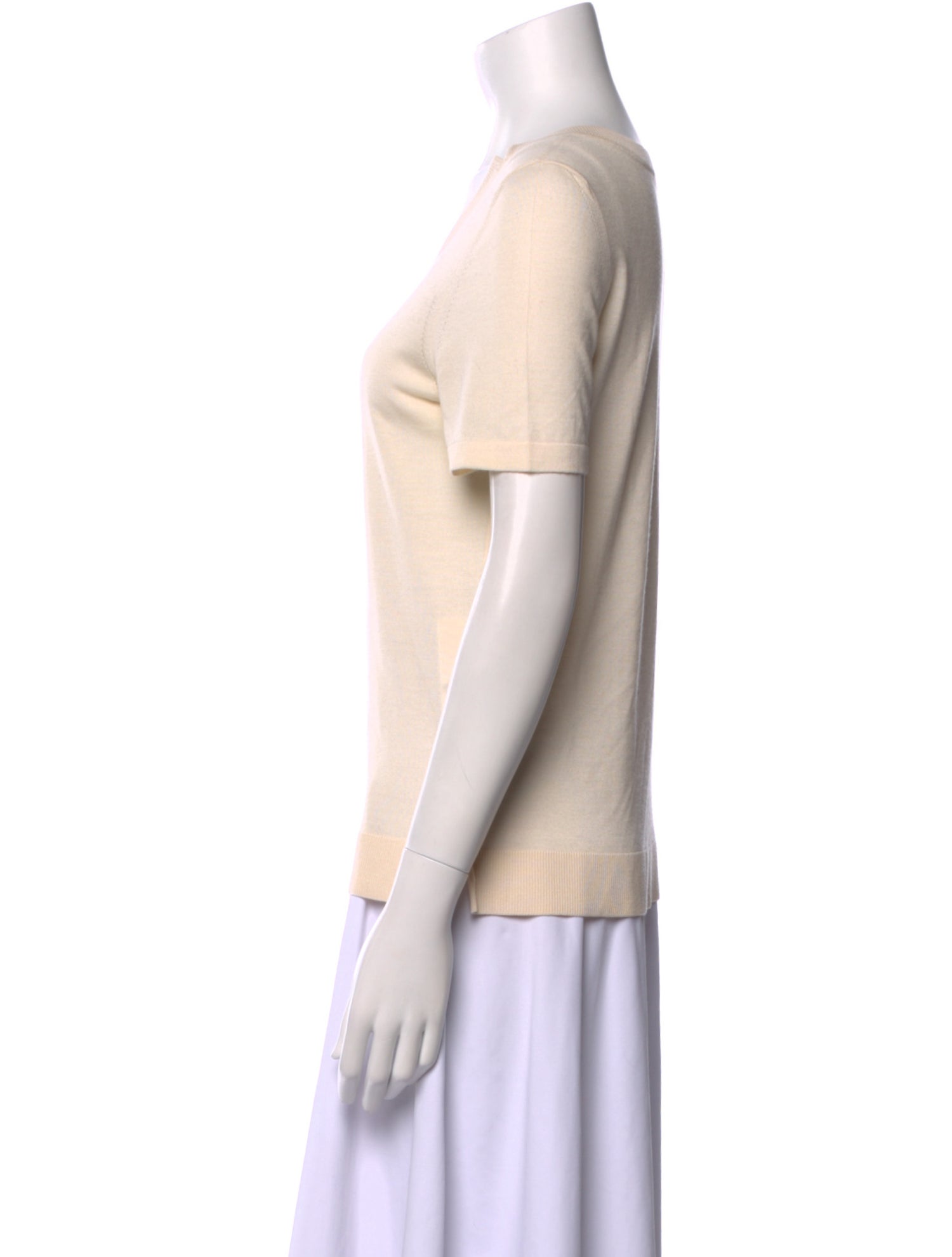 Maison Ullens Cashmere Scoop Neck T-Shirt