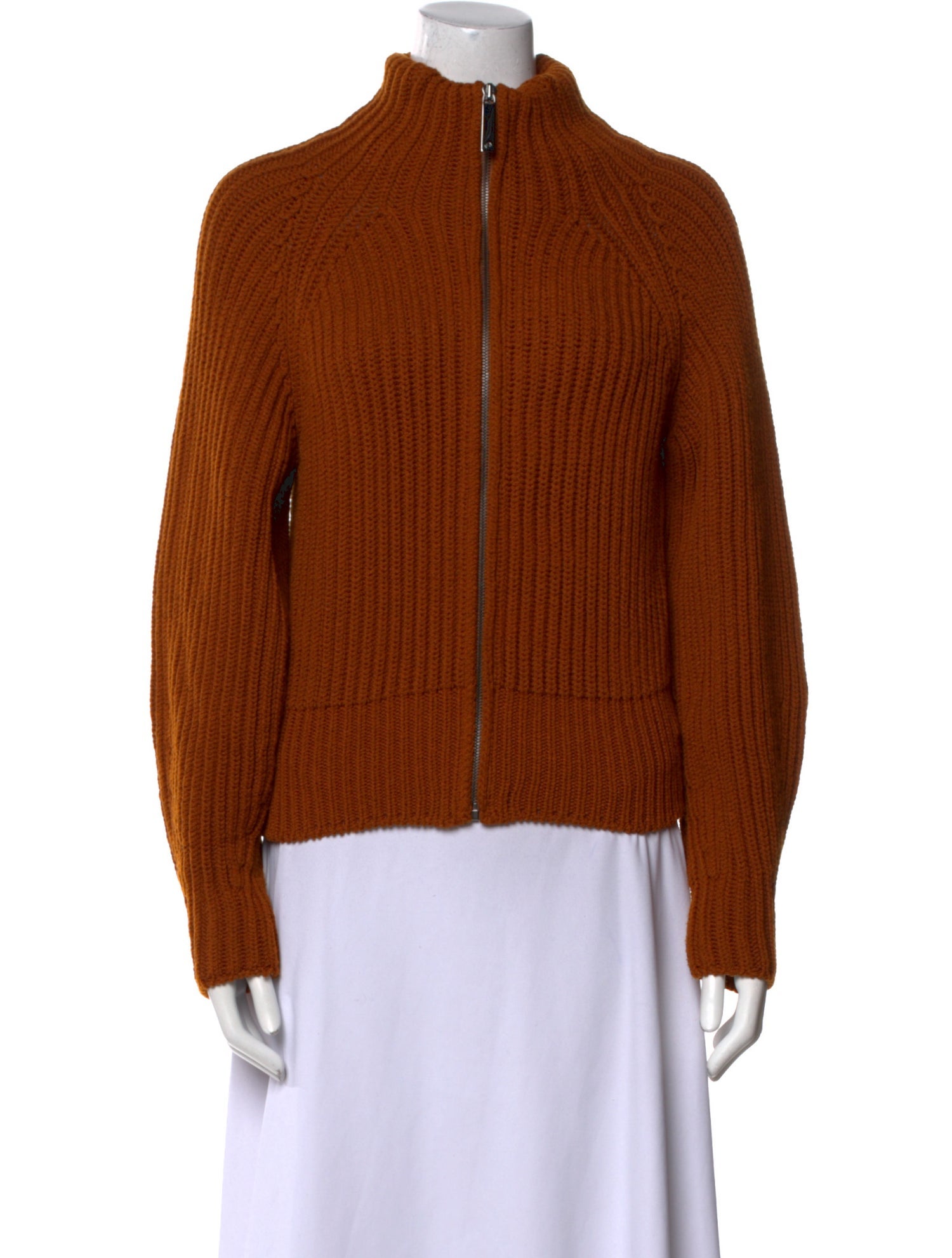 Maison Ullens Virgin Wool Mock Neck Sweater
