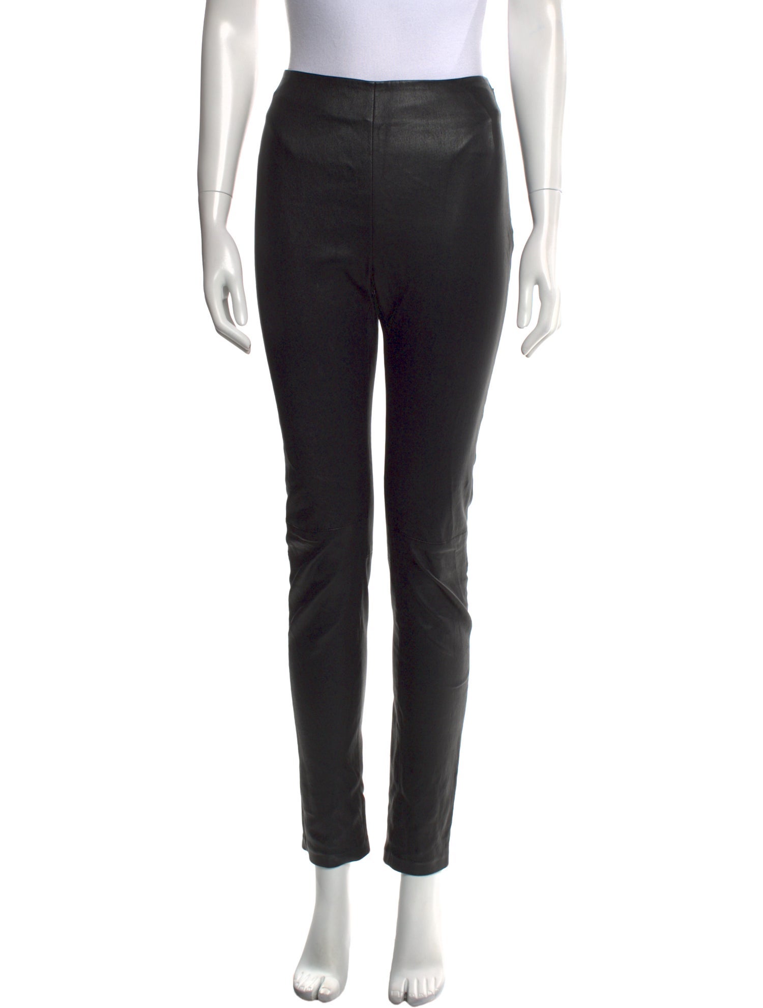 Maison Ullens Lamb Leather Skinny Leg Pants