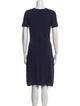 Maison Ullens Crew Neck Knee-Length Dress