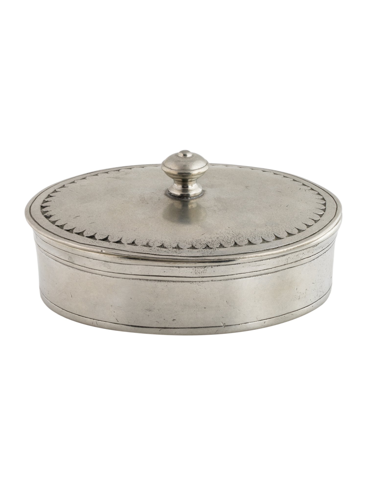Match Oval Lidded Box