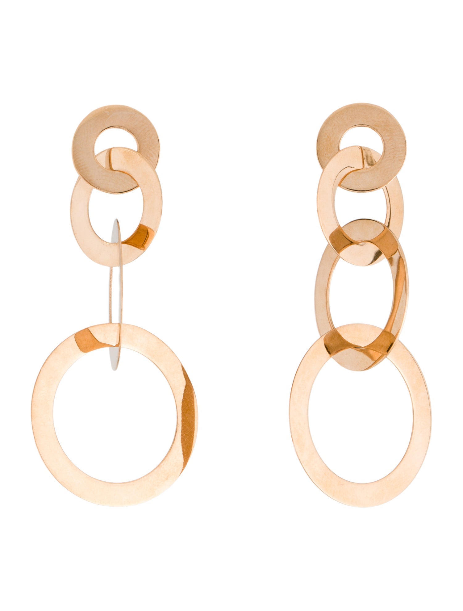 Mattioli 18K Interlocking Circle Drop Earrings