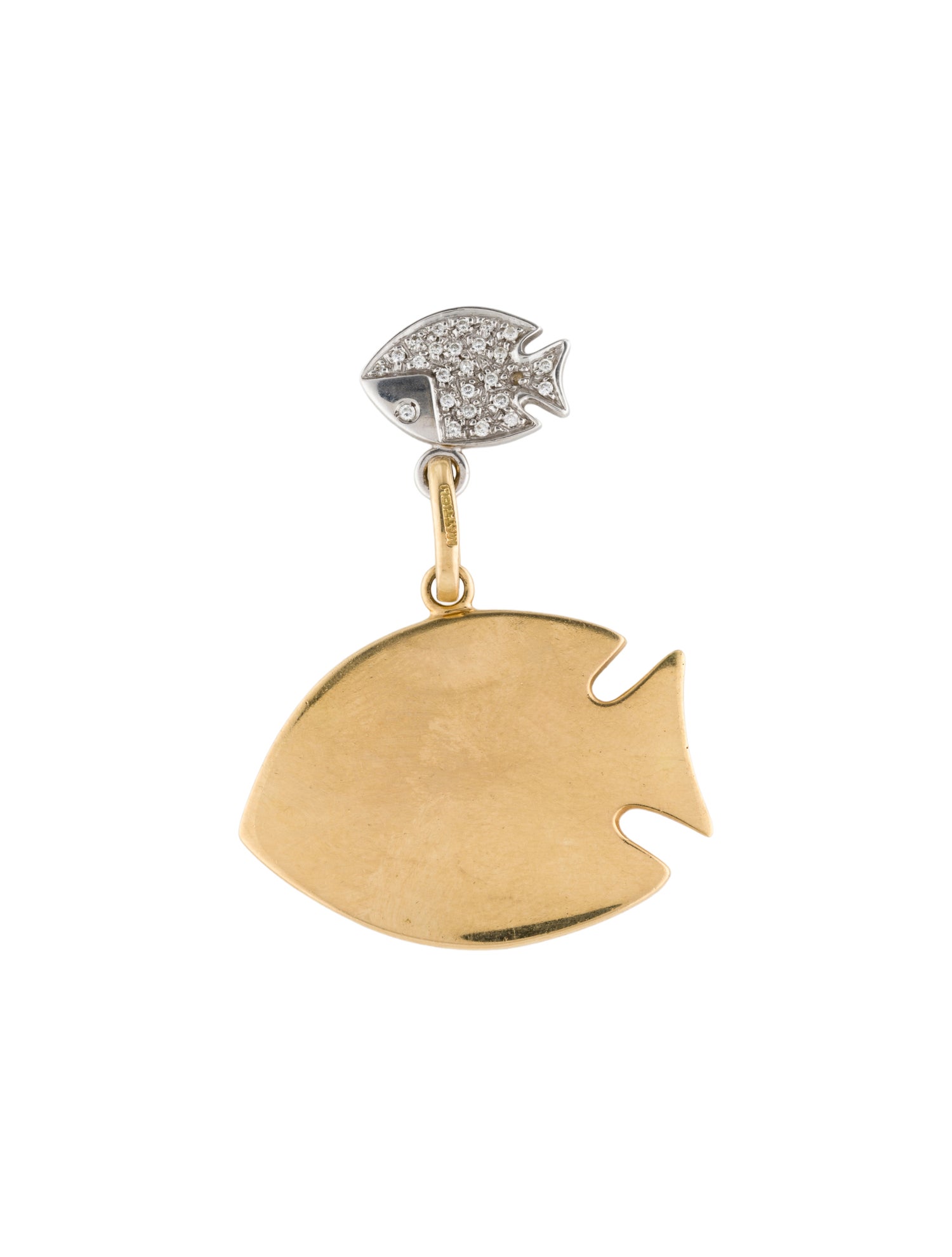 Mattioli 18K Diamond Sea Life Fish Pendant
