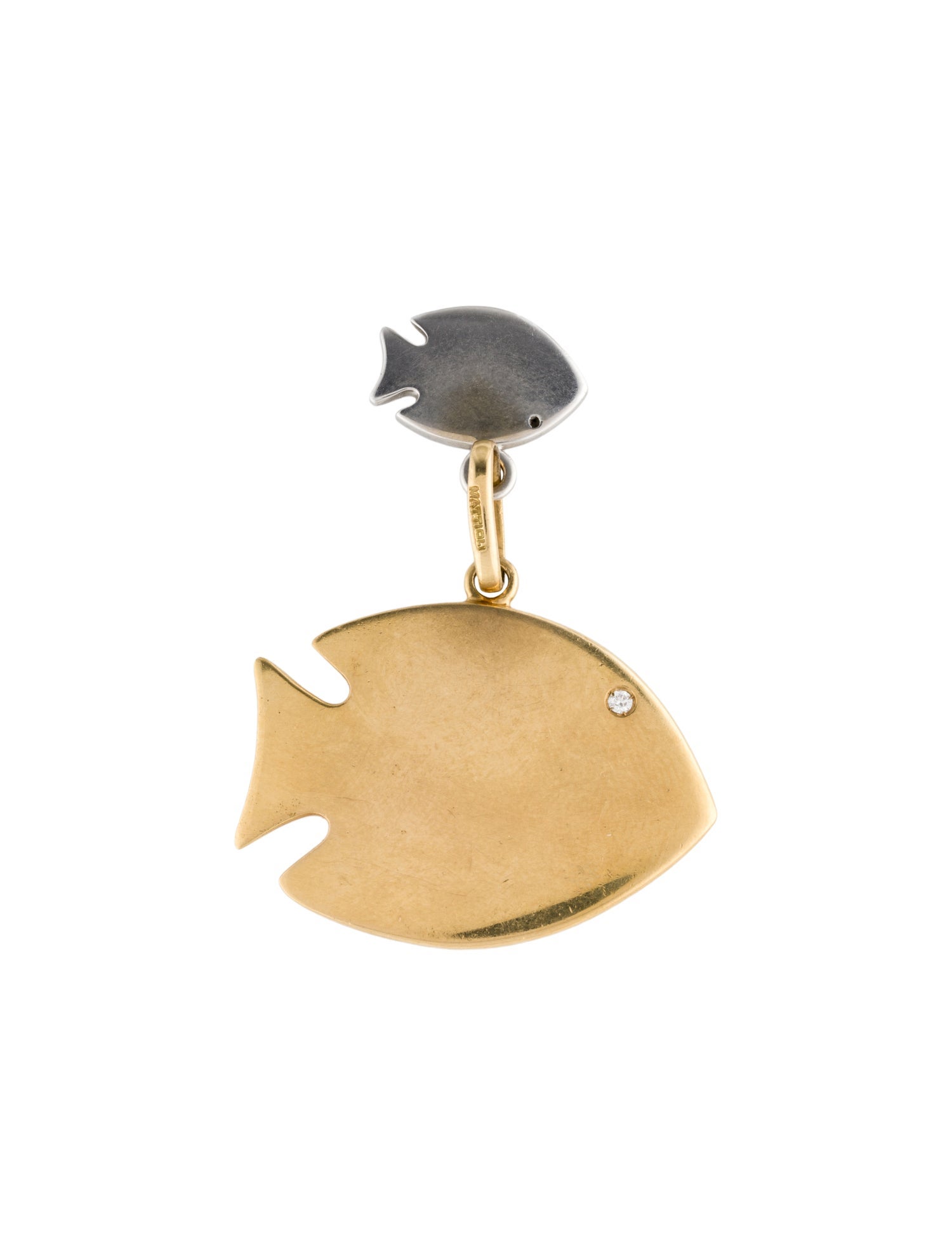 Mattioli 18K Diamond Sea Life Fish Pendant