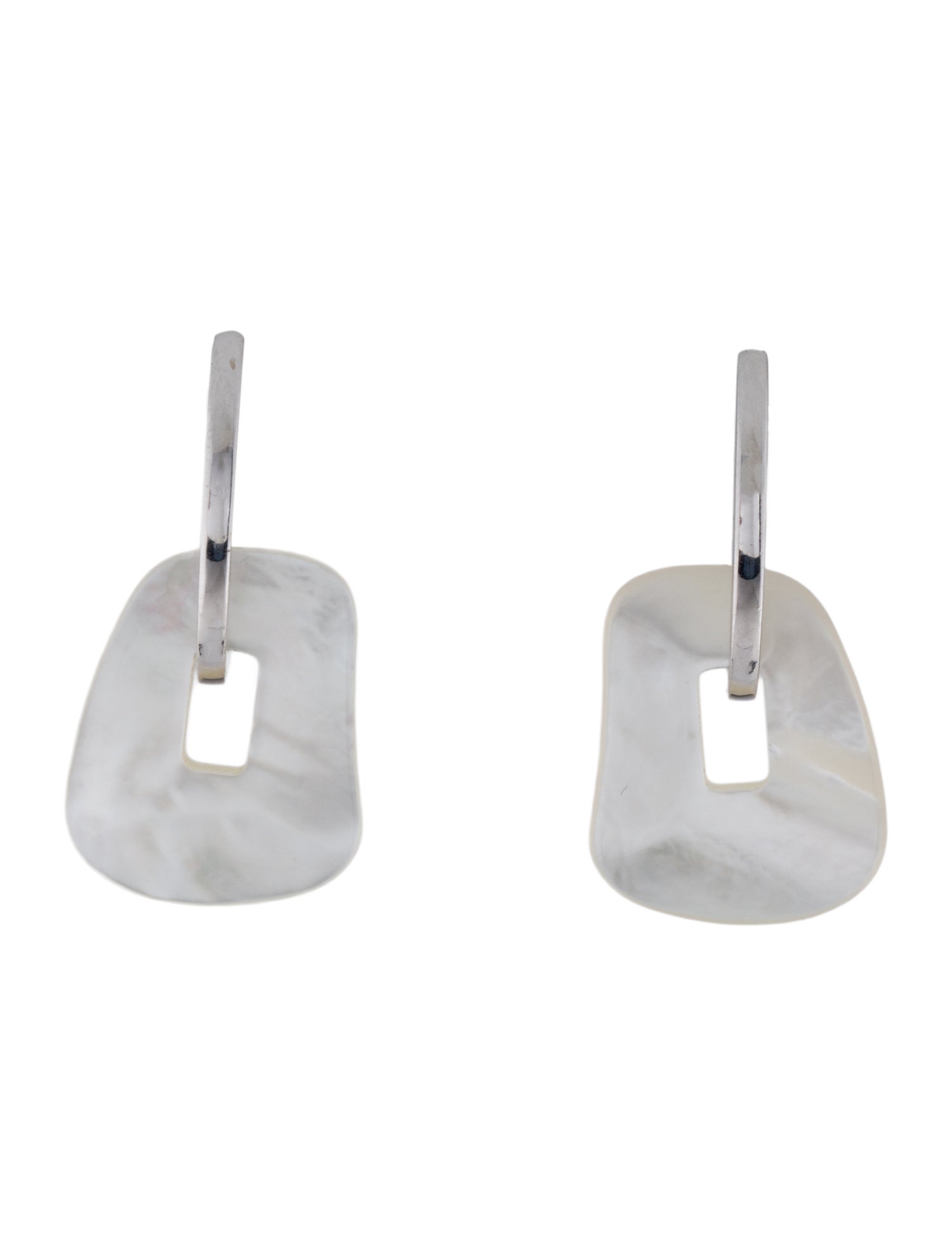 Mattioli 18K Dyed Mother of Pearl, Onyx, & Resin Puzzle Small Earrings 11 Colours