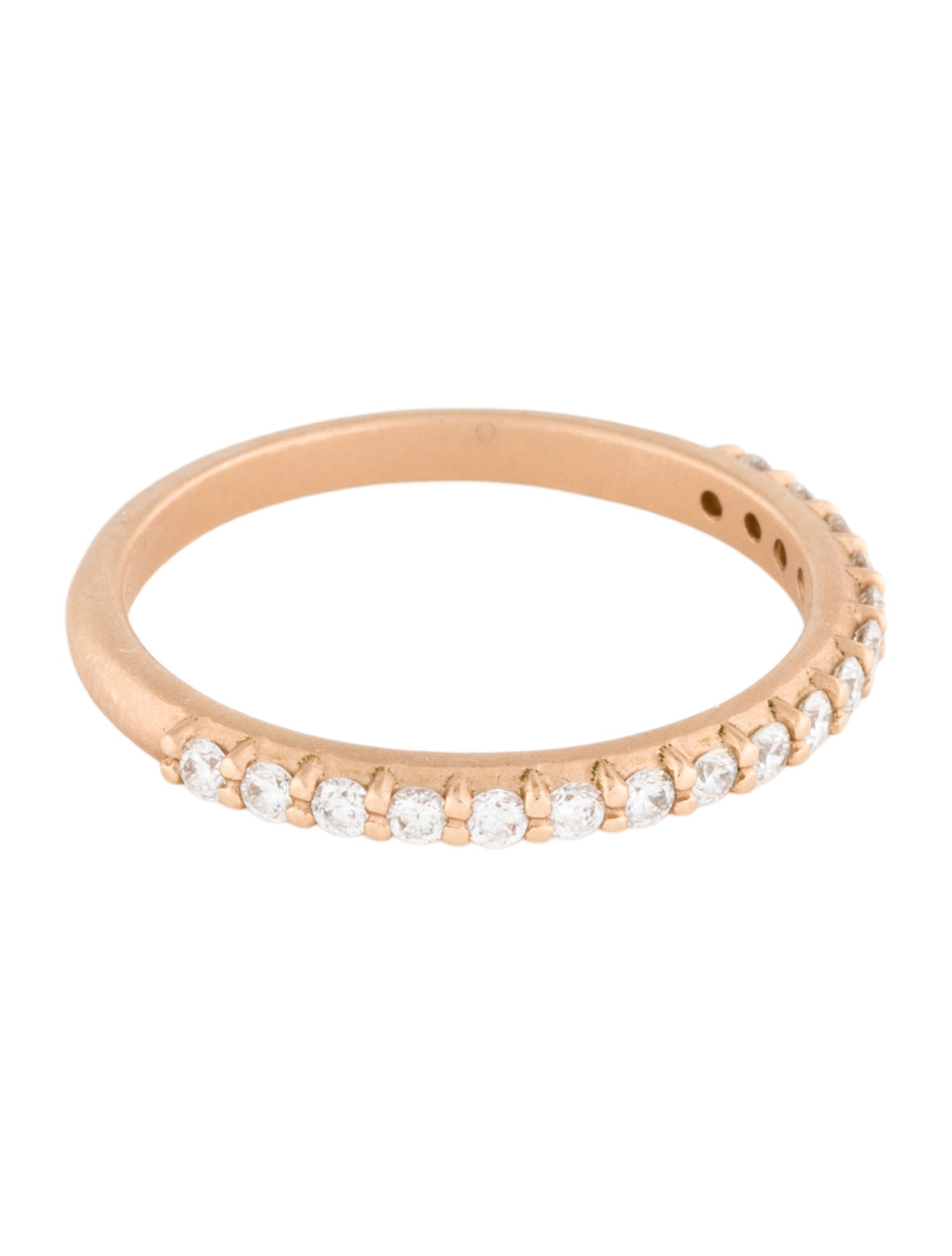 Megan Thorne 18K Diamond Half Eternity Band