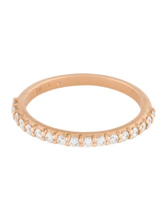 Megan Thorne 18K Diamond Half Eternity Band