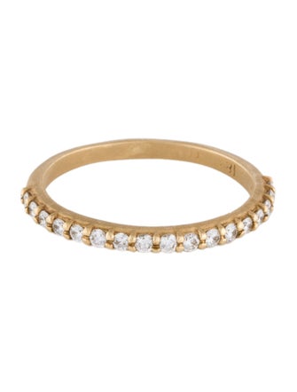 Megan Thorne 18K Diamond Half Eternity Band