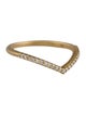 Megan Thorne 14K Diamond Slender V Guard Band