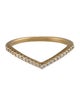 Megan Thorne 14K Diamond Slender V Guard Band