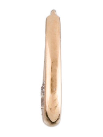 Maria Tash 18K Diamond Crescent Reversible Hoop Earring