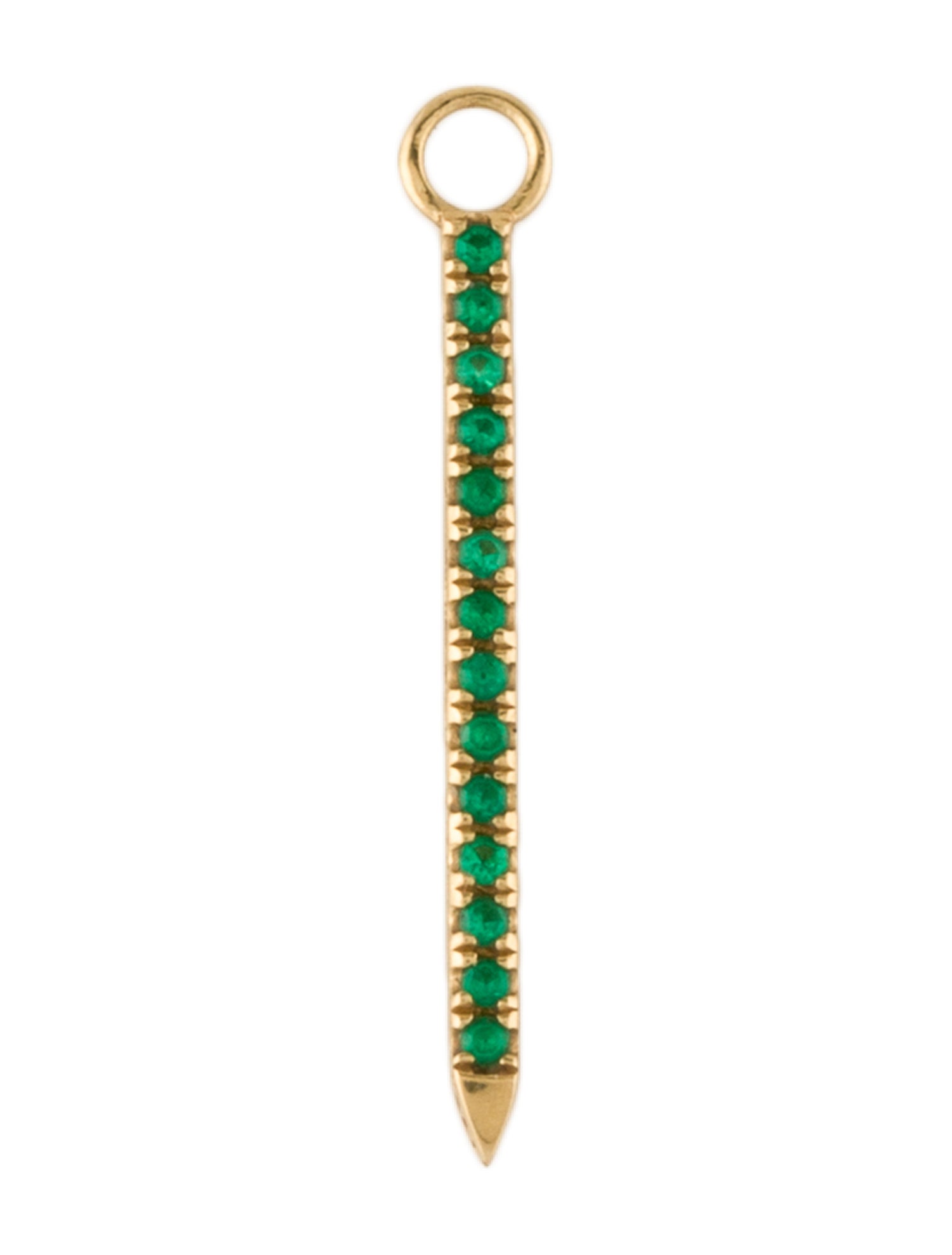 Maria Tash Diamond Eternity With 2 Dangles Earring 18K 14K