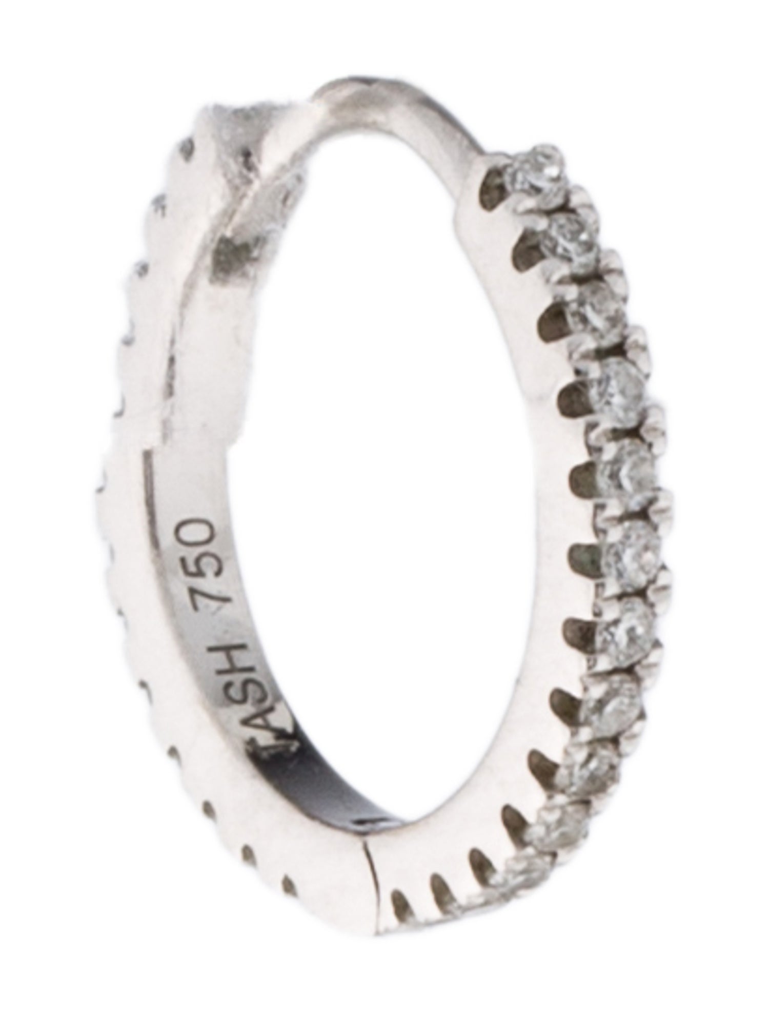 Maria Tash 'Diamond Eternity Hoop' Huggie Earring main image 1