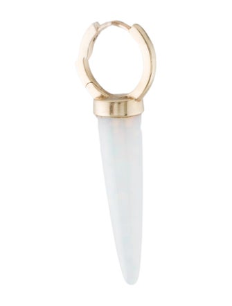 Maria Tash 14K Synthetic Opal Grand Spike Clicker Drop Single Earring