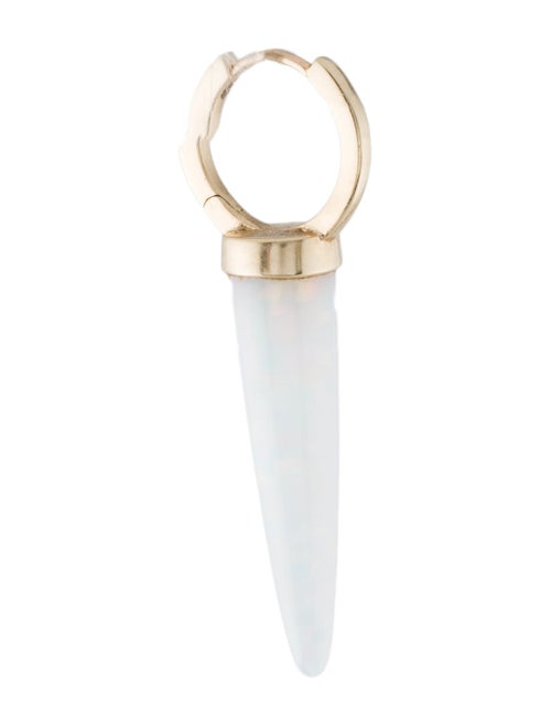 Maria Tash 14K Synthetic Opal Grand Spike Clicker Drop Single Earring