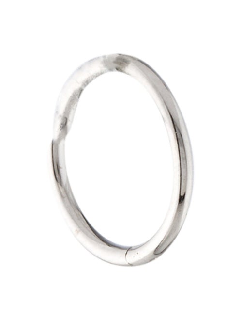 Maria Tash 14K Plain Gold Single Hoop Earring