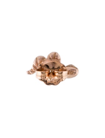 Maria Tash 18K Diamond Snake Stud Single Earring