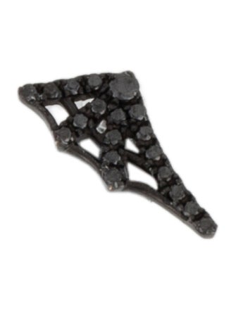 Maria Tash 18K Diamond Web Threaded Stud Earring