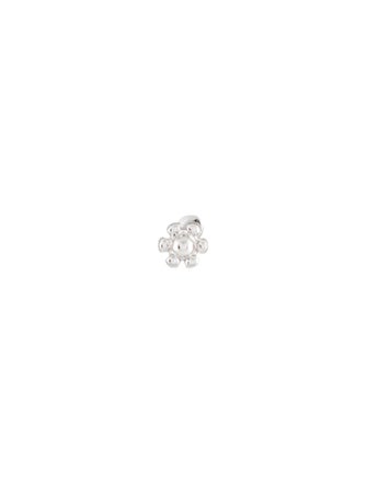Maria Tash 14K Diamond Scallop Set Single Stud Earring