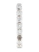 Maria Tash 18K Diamond Invisible Set Eternity Single Hoop Earring
