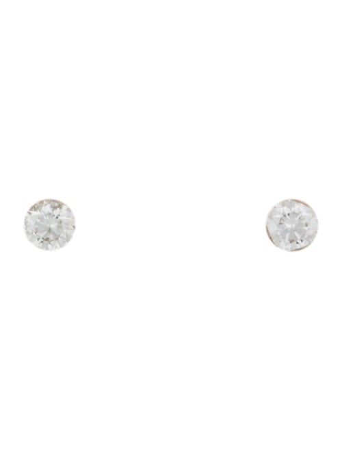 Maria Tash 14K Diamond Invisible Set Diamond Threaded Stud Earrings