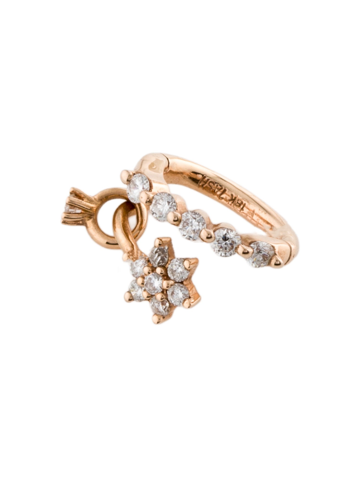 Maria Tash 18K Diamond Naval