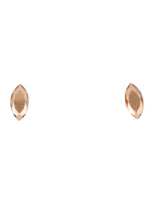 Maria Tash 14K Faceted Marquise Stud Earrings