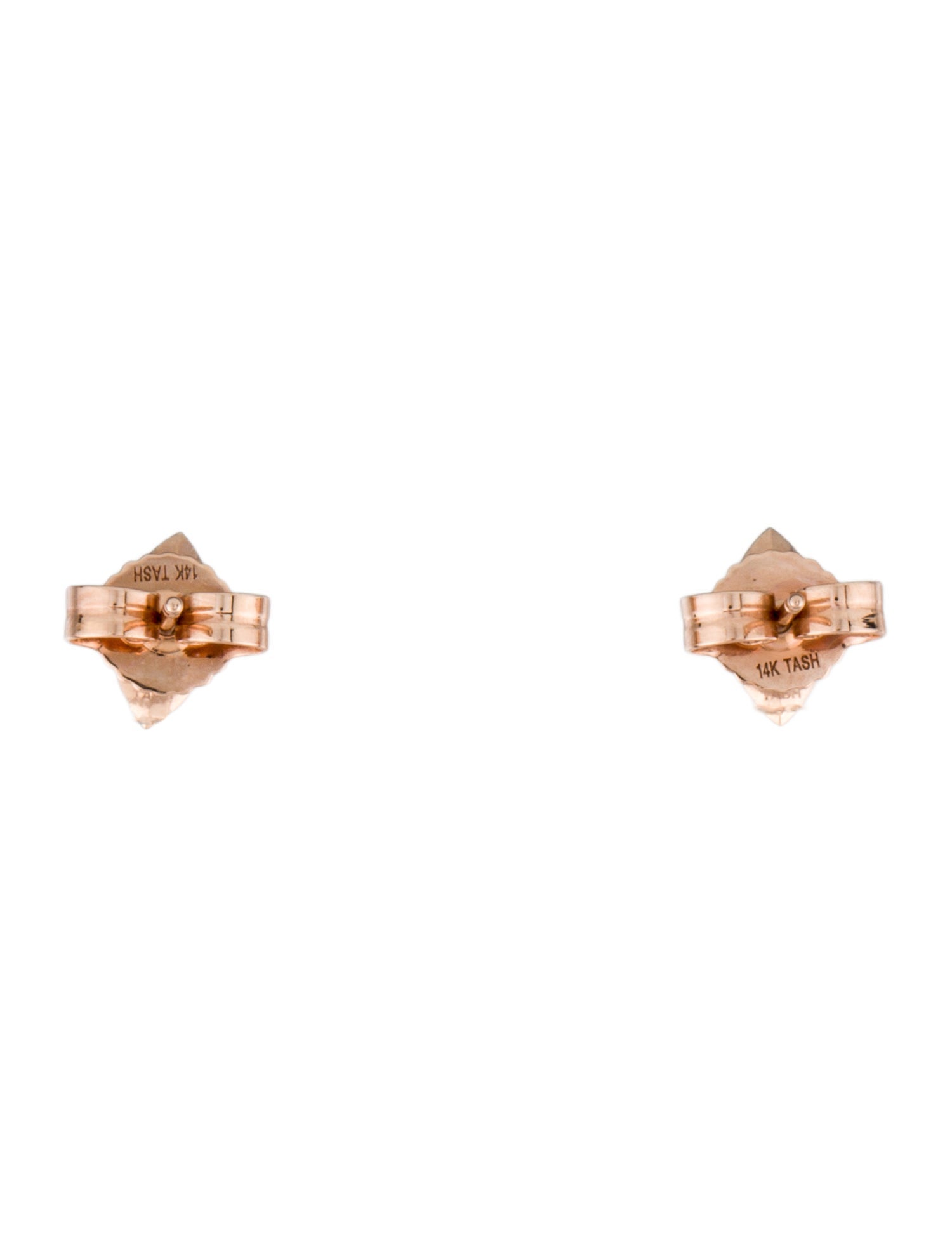 Maria Tash 14K Faceted Marquise Stud Earrings