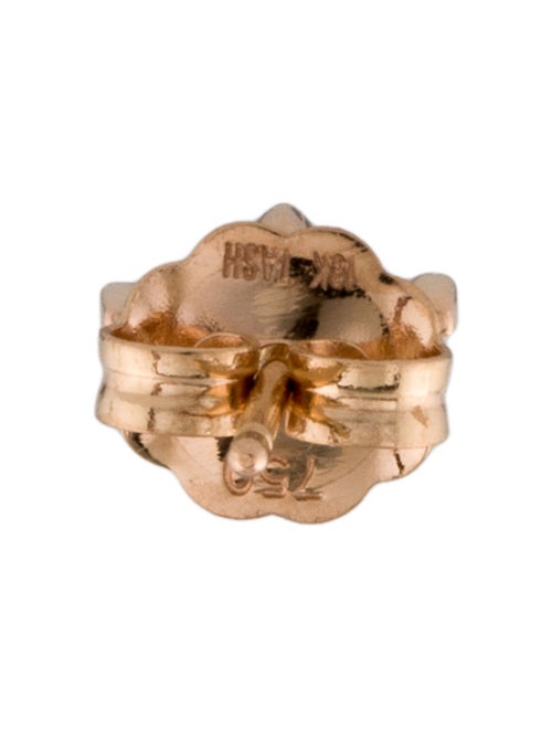 Maria Tash Engraved Diamond Lotus Stud Single Earring