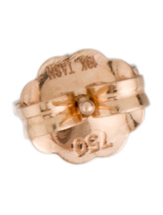 Maria Tash 18K Diamond Engraved Lotus Single Stud Earring